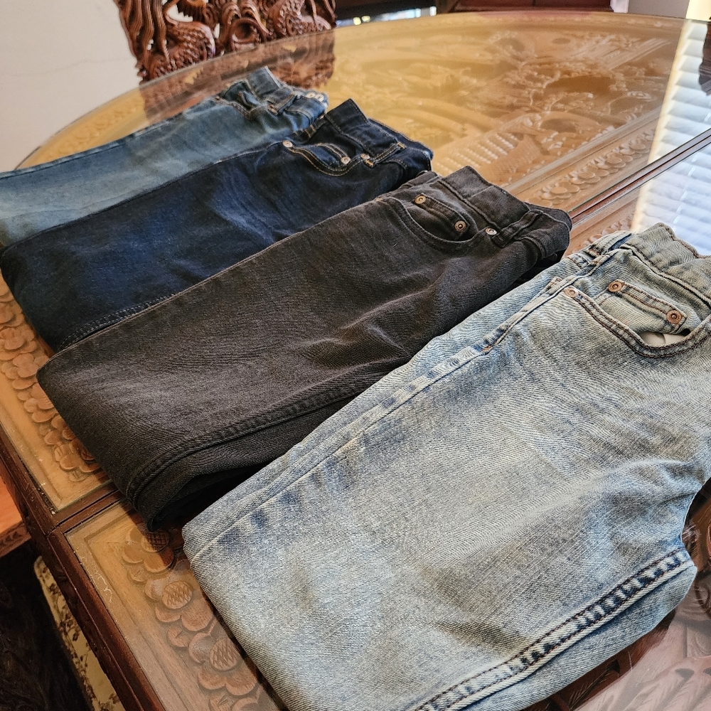 4 pack bundle BOYS Denim Jeans size 10